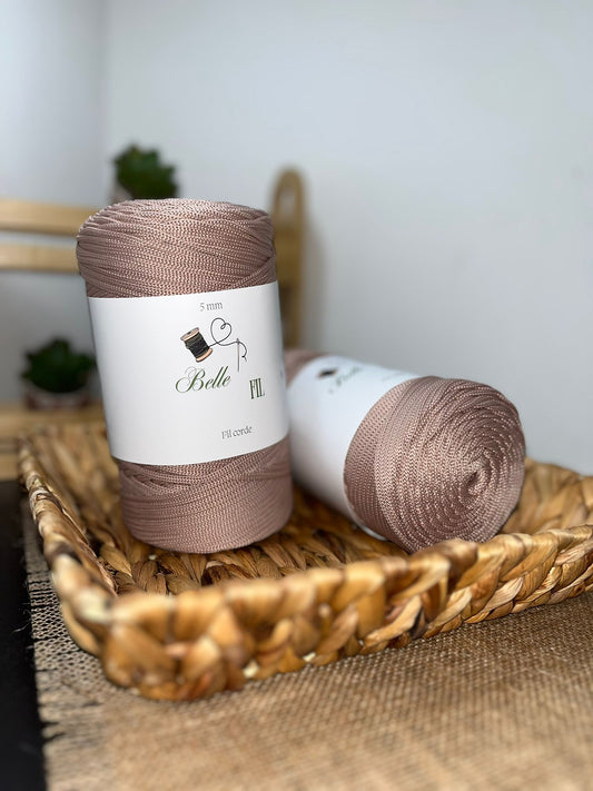 Fil corde Marron rosé